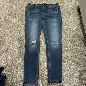 Skinny mid rise jeans